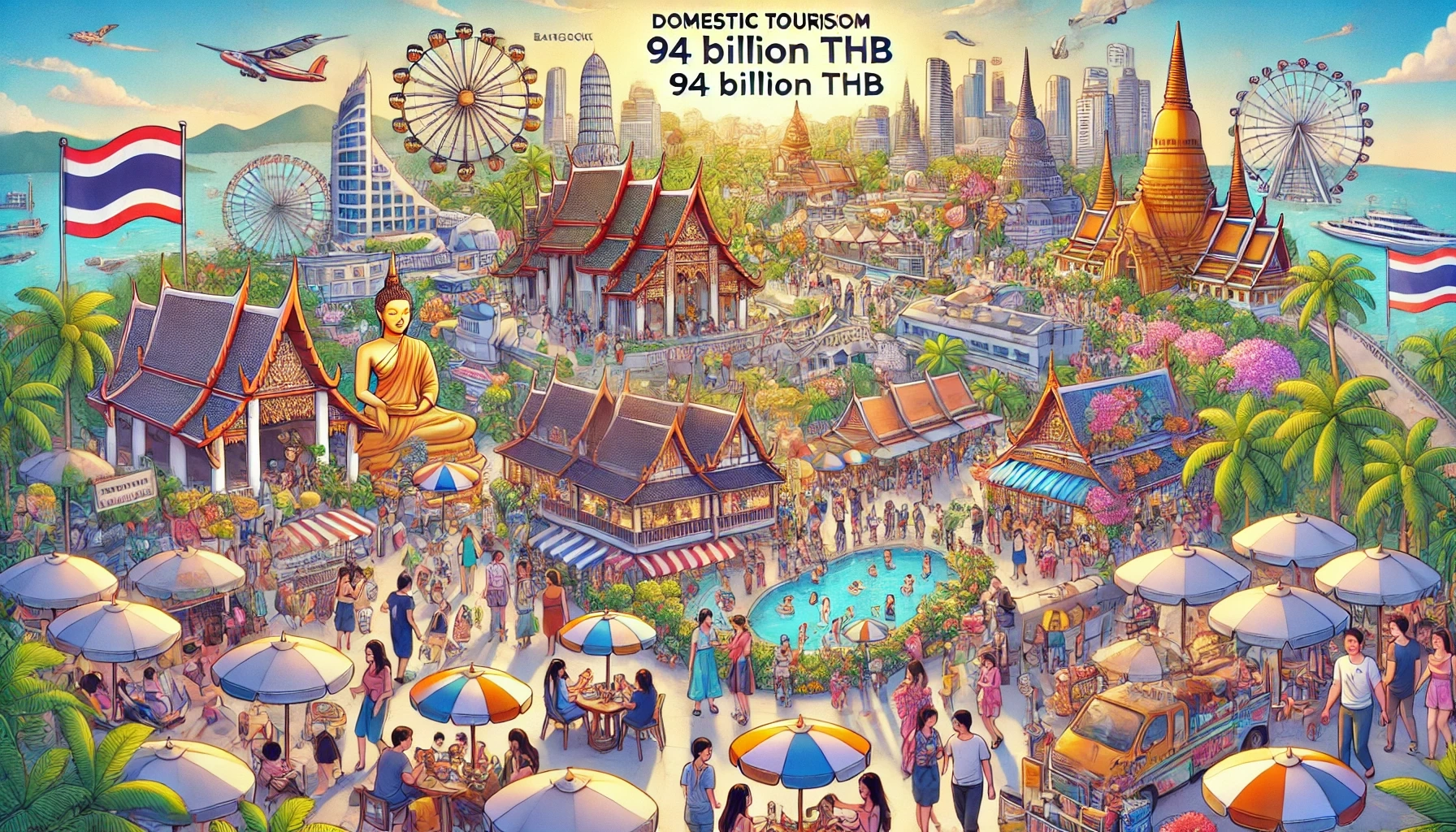 국내 관광, 긴 주말 94억 THB 창출
