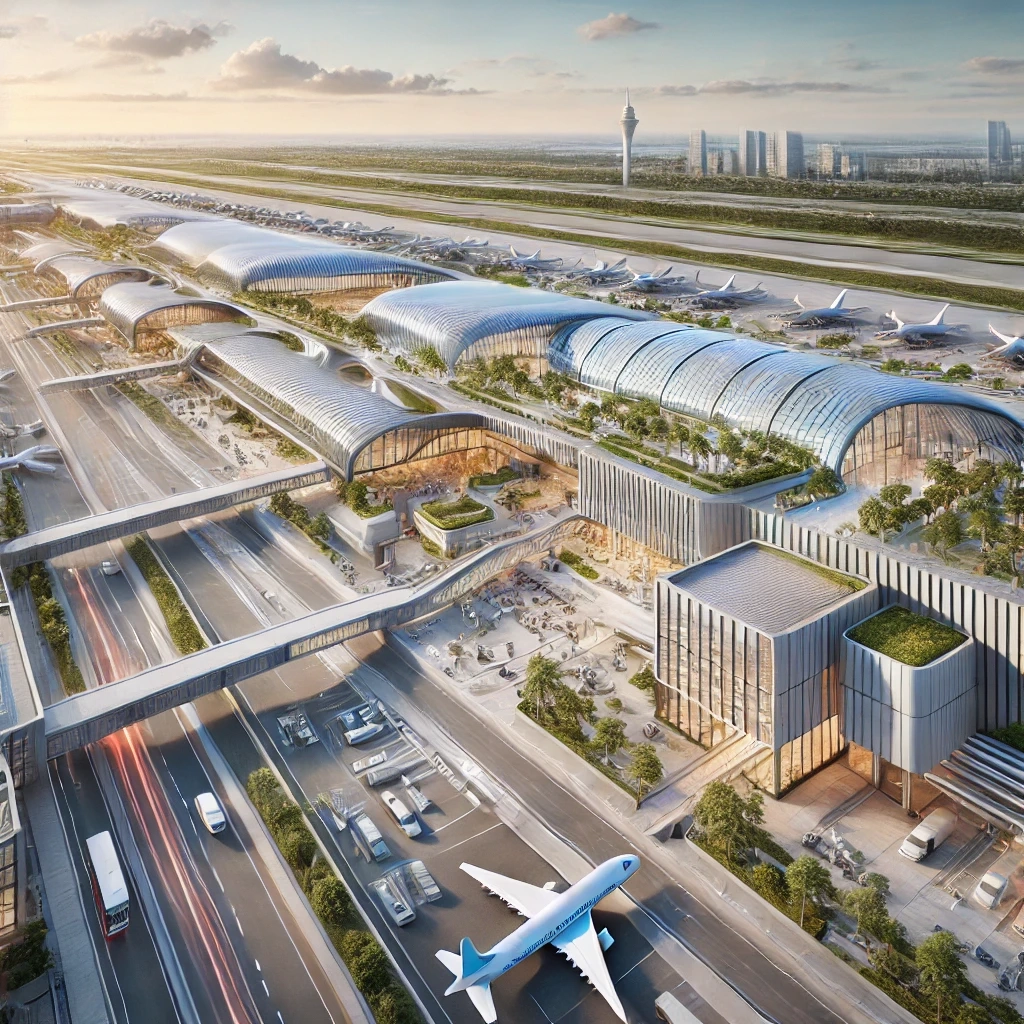 베트남 남부 롱탄 공항 여객 터미널 2026년 8월 완공 예정